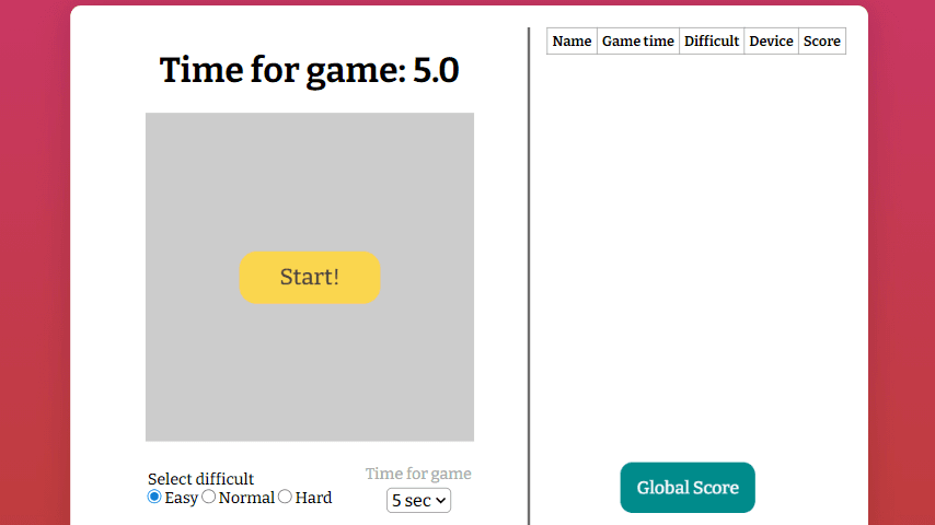 JavaScript Game